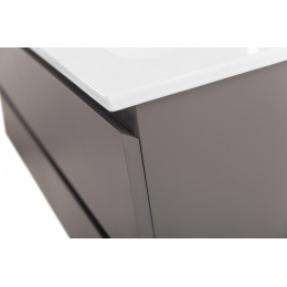 BelBagno Тумба с раковиной Kraft 120-2 подвесная Темно-Серый матовый с раковиной BB1200-2-ETL