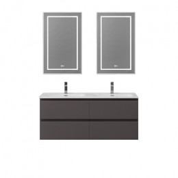 BelBagno Тумба с раковиной Kraft 120-2 подвесная Темно-Серый матовый с раковиной BB1200-2-ETL