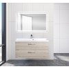 BelBagno Тумба с раковиной AURORA 1000 Rovere Galifax Bianco, ручки хром