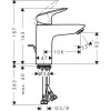 Смеситель для раковины Hansgrohe Logis 71102000 хром