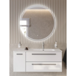 BelBagno Мебель для ванной Eco Cer-N 120-1 R bianco lucido CZR-8095-120-R ручки серые