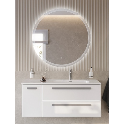 BelBagno Мебель для ванной Eco Cer-N 120-1 R bianco lucido CZR-8095-120-R ручки серые