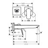 Смеситель для раковины Hansgrohe Logis Fine 71256000 хром