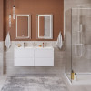 BelBagno Тумба с раковиной Kraft 120-2 Bianco Opaco