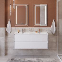 BelBagno Тумба с раковиной Kraft 120-2 Bianco Opaco