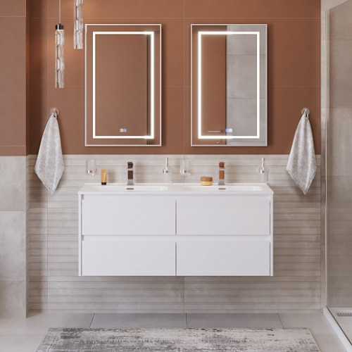 BelBagno Тумба с раковиной Kraft 120-2 Bianco Opaco