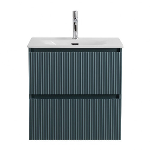 BelBagno Тумба с раковиной Uno mini 50 подвесная Голубой матовый с раковиной BB-8099-3-50
