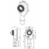 Alcaplast Сифон для писсуара вертикальный A45C