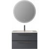 BelBagno Мебель для ванной Eco Cer-N 80 CZR-8095-80 grafito ручки матовые чёрные