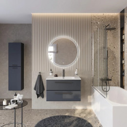 BelBagno Мебель для ванной Eco Cer-N 80 CZR-8095-80 grafito ручки матовые чёрные