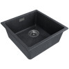 Мойка для кухни Paulmark Lumi UNI-SKEW LU45SK-DG 45.5x44 графит