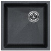Мойка для кухни Paulmark Lumi UNI-SKEW LU45SK-DG 45.5x44 графит
