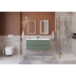 BelBagno Тумба с раковиной Kraft 120 подвесная Еловый матовый с раковиной BB1200ETL