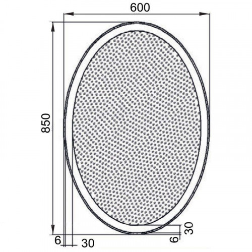 Зеркало Aquanet Комо 6085 LED
