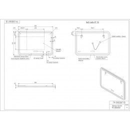Зеркало LED 050 DESIGN PRO 80