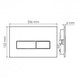 Система инсталляции для унитазов Glan 66TLT.010.ME.BL.PB03