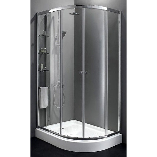 Cezares Душевой уголок ANIMA-W-RH-2-120/100-C-Cr-L