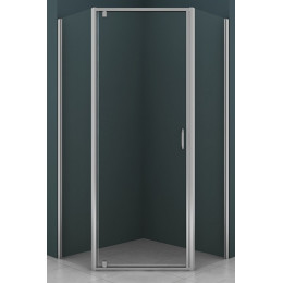 Azario Душевой уголок AZ-112P 100х100 хром