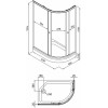 Triton  Душевой уголок Риф А 120x80 L