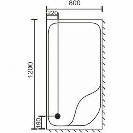 Royal Bath Душевой поддон RB 8120BP R