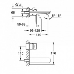 Смеситель для раковины Grohe Lineare 19409001