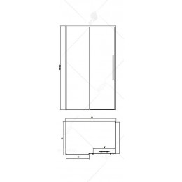 Душевой уголок RGW SV-42 32324274-11 140x70 см прямоугольный хром