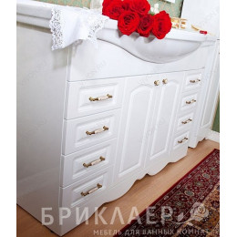 Бриклаер Мебель для ванной Анна 120 белая