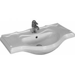 Misty Мебель для ванной Латте 85 L 2 ящика белая