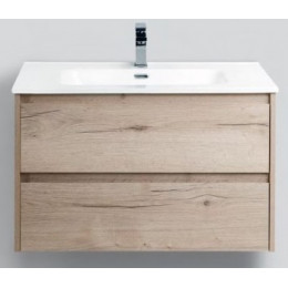 BelBagno Тумба с раковиной KRAFT 800 Rovere Galifax Bianco