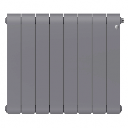 Радиатор биметаллический Royal Thermo Infinity 300 Silver Satin VR80 8 секций, нижнее подключение