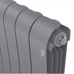 Радиатор биметаллический Royal Thermo Infinity 300 Silver Satin VR80 8 секций, нижнее подключение