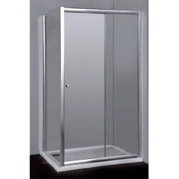 Душевой уголок RGW Classic CL-45 (1360-1410)x700x1850 профиль хром, стекло чистое