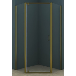 Azario Душевой уголок AZ-112P 100х100 бронза