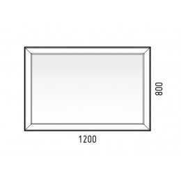 Зеркало Corozo Классика 120 LED SD-00000815,белый