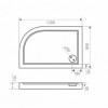 Good Door Поддон для душа Селфи 120x80 R