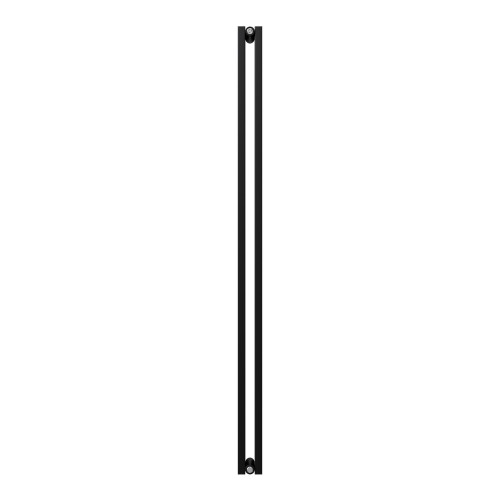 Трубчатый дизайн-радиатор Royal Thermo Shift Q30 C2180 10 секций, черный, боковое подключение