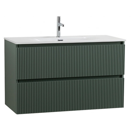 BelBagno Тумба с раковиной Uno mini 100 подвесная Еловый матовый с раковиной BB-8099-3-100