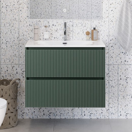 BelBagno Тумба с раковиной Uno mini 100 подвесная Еловый матовый с раковиной BB-8099-3-100