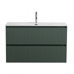 BelBagno Тумба с раковиной Uno mini 100 подвесная Еловый матовый с раковиной BB-8099-3-100