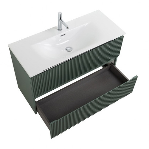 BelBagno Тумба с раковиной Uno mini 100 подвесная Еловый матовый с раковиной BB-8099-3-100