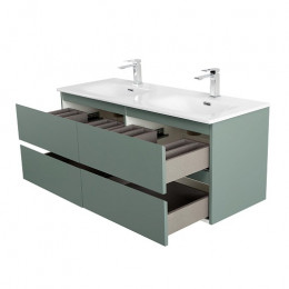 BelBagno Тумба с раковиной Kraft 120-2 подвесная Еловый матовый с раковиной BB-8099-120-2