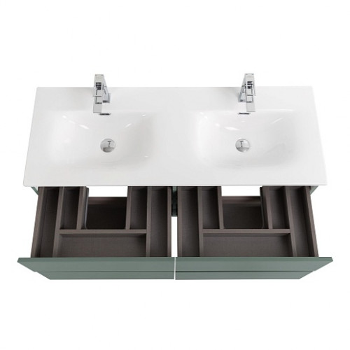 BelBagno Тумба с раковиной Kraft 120-2 подвесная Еловый матовый с раковиной BB-8099-120-2