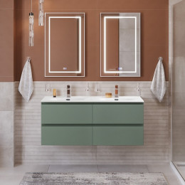 BelBagno Тумба с раковиной Kraft 120-2 подвесная Еловый матовый с раковиной BB-8099-120-2