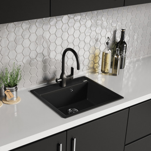 Мойка для кухни Lemark Hanka 9910013 57x50 антрацит