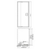 WasserKRAFT Душевой уголок Berkel 48P29