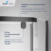 Душевой уголок RGW Passage 80х80 см 78088388-14 профиль черный,стекло прозрачное