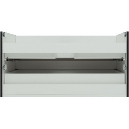 Aquanet Тумба с раковиной Вега 2.0 100 Flat подвесная черная матовая
