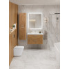 BelBagno Тумба с раковиной Due 80 подвесная Rovere Nature ручки Хром полированный