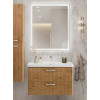 BelBagno Тумба с раковиной Due 80 подвесная Rovere Nature ручки Хром полированный