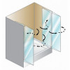 Kolpa San Душевая дверь в нишу Terra flat TV/S 140